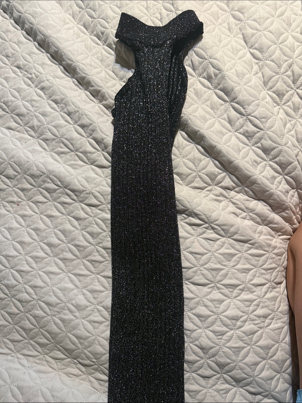 Forever 21 black and silver sparkle dress